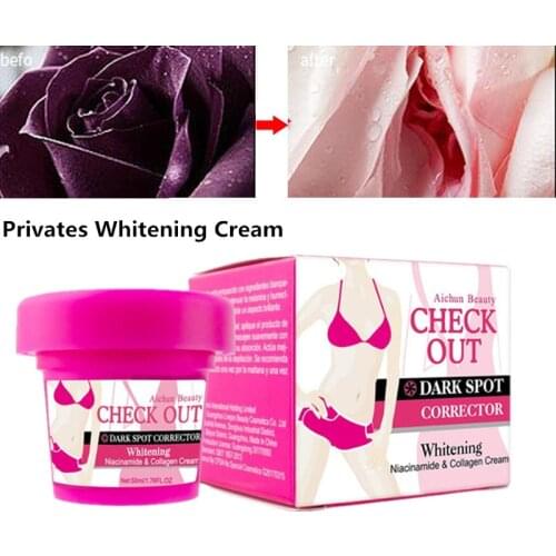 50ml Privates Whitening Cream Dilute Areola Pink Lips Skin Care Anal Bleach Areola Vagina Lips Nipple Cream Intimate