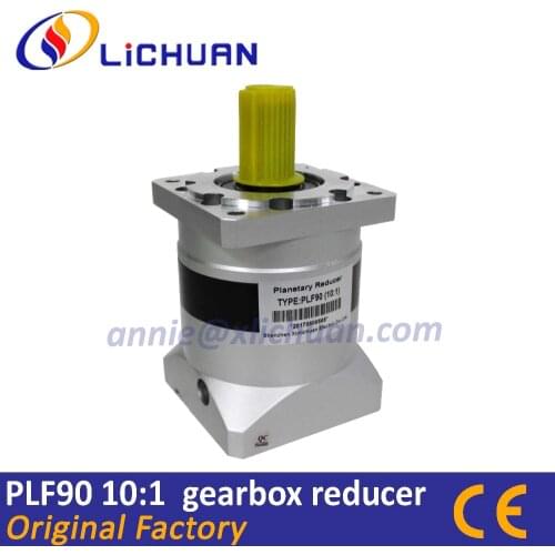 3pcs 10:1 Planetary Reducer Gearbox 90mm Frame Size PLF90 10:1 8arcmin for 80st servo motor and nema34 closed loop stepper motor
