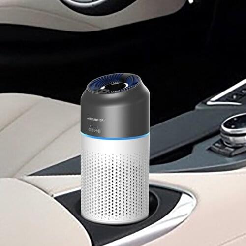 Portable Car Air Purifier USB Power Mini Negative Ion Air Cleaner HEPA Filters Automatic Induction Car Air Fresheners