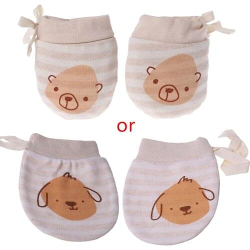 Baby Glove Anti Scratch Face Hand Guard Protection Soft Newborn Mitten Cartoon New Dropship