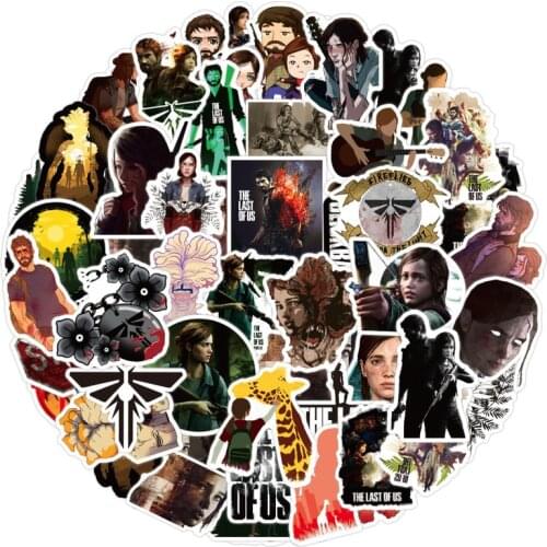 10/50pcs/pack Cool Toy Anime The Last Of Us Game Stickers Bicycle Skateboard Guitar Car Laptop Sticker Waterproof Kid Stickers