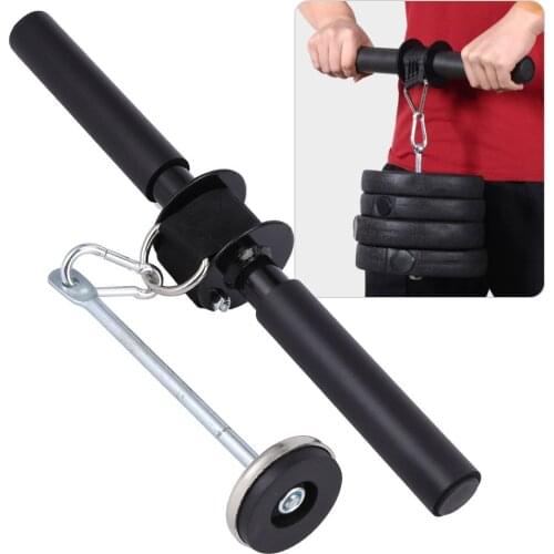 Forearm Strength Trainer Wrist Hand Grip Hand Arm Strength Exerciser Weight Lifting Rope Waist Roller Equipment for Gym Fitness