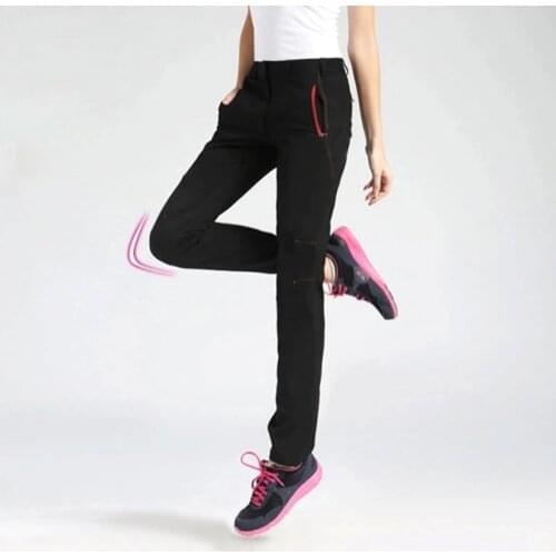 Outdoor Couples Elastic Quick-drying Pants Hiking Camping Sports Leisure Fitness Stretch Pants Couples Mountain Climbing Pants