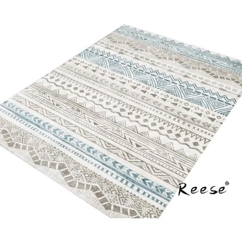 Reese Vintage Area Rug Printed Quality Stripes Carpets In Living Room Diningroom Bedroom Lint Free Unfading Customable Washable