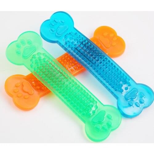 Durable Dog Chew Toy Safety Molar Bone Stick Dog Toothbrush PVC Teeth Cleaning Puzzle Toy Puppy Dental Care Tool Pet Accessories