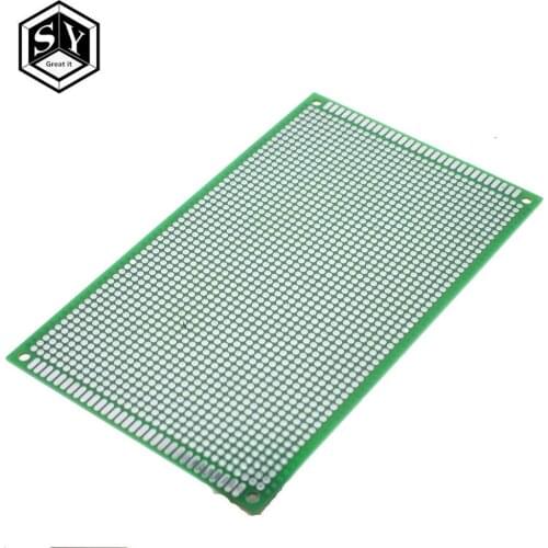 1PCS Great IT 9*15 9X15 cm bilateral Prototype PCB Universal Board Copper Experimental Plate Circuirt Hole Bread Board green