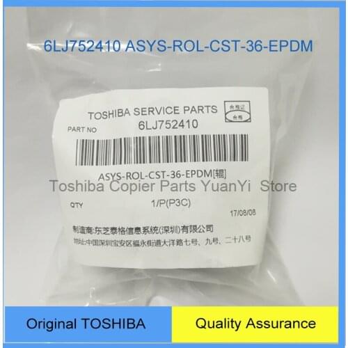 10Pcs Original Toshiba Copier Printer Machine Parts 6LJ752410 ASYS-ROL-CST-36-EPDM For Model eS163/203/167/207/237