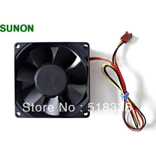 For Sunon KD1208PTS2 8CM 8*8*2.5CM 8025 80x80x25mm 12V 0.19A 3 Pin Fan