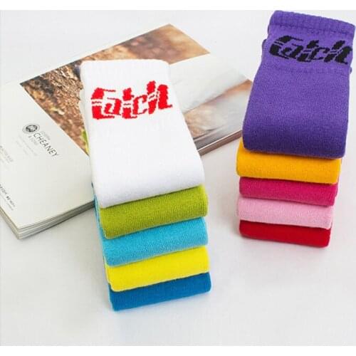 3pairs/lot Professional Kids Roller Skate Socks Cotton Towel bottom Non-slip Skating Skateboard Wear-resisting Sport 2-12 Years