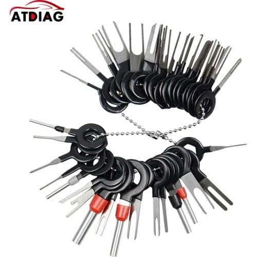 38 Pcs/Set Connector Pin Removal Auto Car Plug Circuit Board Wire Harness Terminal Removal Tool Pick Crimp Pin