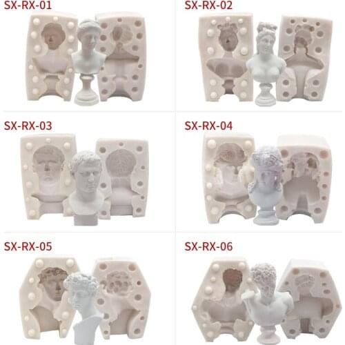 3D Character Candle Silicone Mold DIY Venus Plaster Candle Mold Handmade Candle Making Tool Portrait Candle Mold Deity