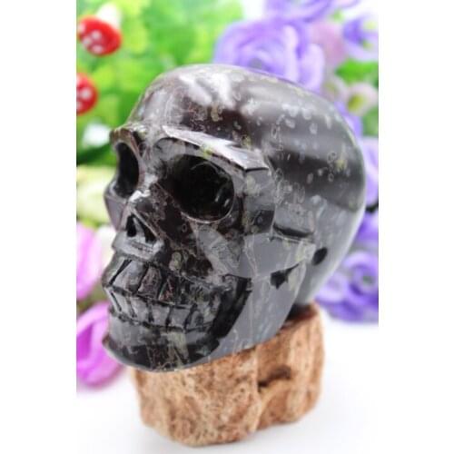 566 g Quartz crystal skull healing natural beauty