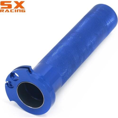 Motorcycle Aluminum CNC Bule Wister Throttle Tube For YAMAHA YZF250 YZ250F WRF250 YZF400 YZF426 YZF450 WRF400 WRF426 WRF450
