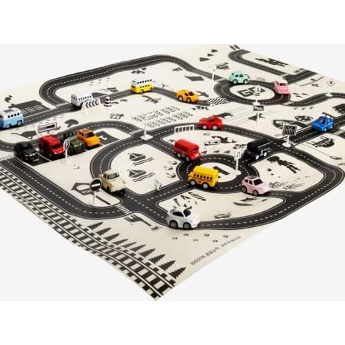 Kids Playmat Baby Crawling Carpet City Traffic Children Rug Developing Play Game Mat Toys 13 24 Months