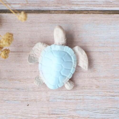 Gum Paste Chocolate Mould Small Size Silicone Fondant Mold Cute Lovely Sea Turtle Shape Ocean Theme Fondant Cake Decoration