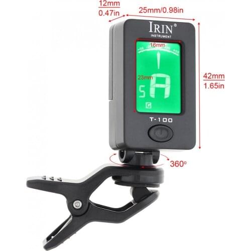Chromatic Clip-On Digital Tuner for Acoustic Electric Guitar Violin Ukulele Electric Tuner
