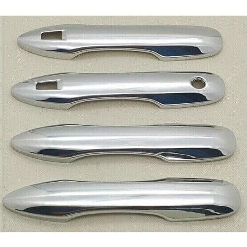 Chrome Door Handle Cover 4 Pcs Set For Toyota Camry 2018-2020 Smart Keyless