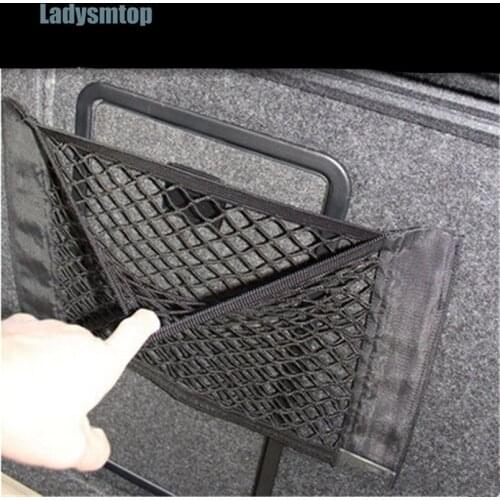 Ladysmtop Car Trunk Seat Net bag Pocket Case For Mercedes-Benz A B C E S G M ML CL CLK CLS GL GLK R SL SLK SLS-class