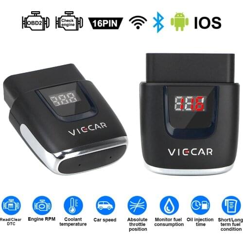 LEEPEE Viecar ODB2 Type-C Bluetooth 4.0 Car Diagnostic Mini OBD II for Android/IOS ELM 327 USB Scanner Auto Repair Tools