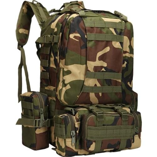 Upgraded version of the mountaineering package army fans outsourcing multi-functional hiking combination backpack large-capacity