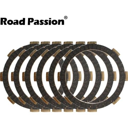 Road Passion 6pcs Motorcycle Clutch Friction Plates Kit For KAWASAKI KX80 KX 80 1998-2000 KMX125 KMX 125 1986-1987