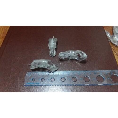 1pcs Unpainted Hardbait Fishing Lure Body 2 1/4 Inch 1/4 OZ Blank lures JS#8070