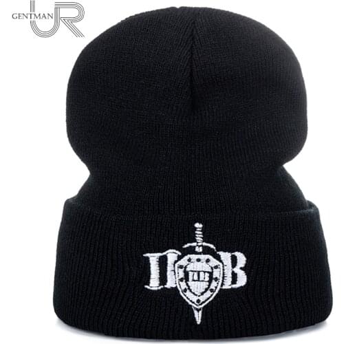 New Novelty Hat Russian Border Guard Troop NB Embroidery Casual Beanie Hat For Men Women Daily Knitted Winter Hat Streetwear Cap