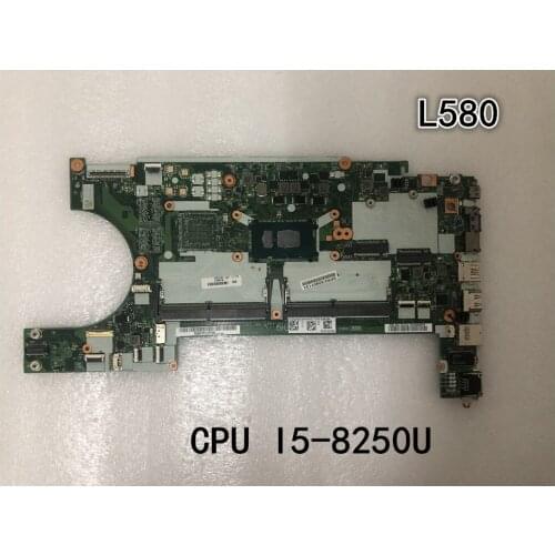Original laptop Lenovo Thinkpad L580 Motherboard With CPU I5-8250U FRU 01LW293