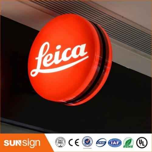 Custom advertising boards LED light box design