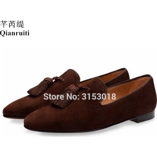 Street Style Casual Kid Suede Shoes Tassel Decorated Men Casual Shoes For Gift Hot Sale