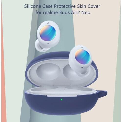 Silicone Protective Case For Realme Buds Air2 Neo Anti-fall Cover Soft Silicone Shell For Realme Buds Air2 Neo Wireless Earphone