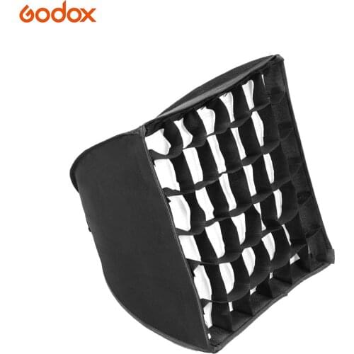 Godox Photography Softbox 30*30cm/ 11.8*11.8in Softbox with Grid Compatible with Godox S30 Focusing LED Video Light