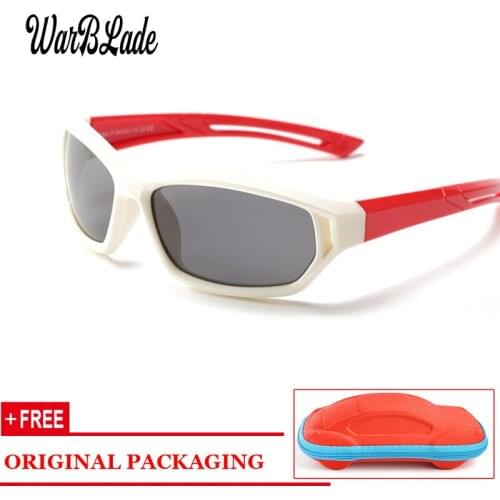 WarBLade Polarized Kids Sunglasses Boys Girls Baby Infant Sport Sun Glasses UV400 Eyewear Child Shades Oculos Infantil With Case