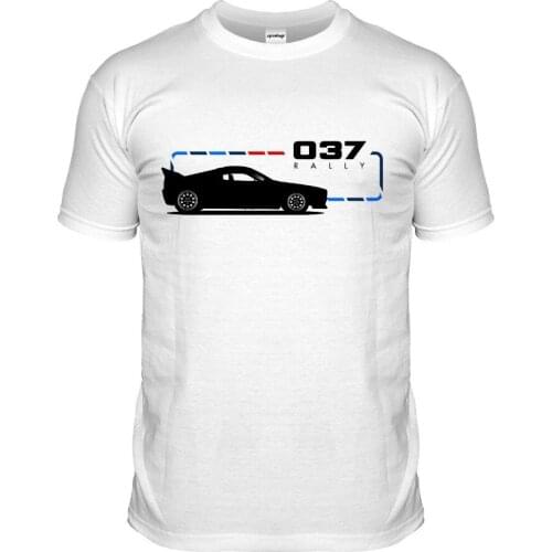 037 Rally T-Shirt 80S Sports Car Group B Rallye Retro Supercar Racings T Shirt T T-Shirt Newest 2019 Fashion Clothing Brand Tees