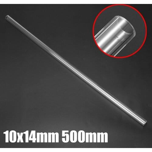 For PC Water Cooling System 1pc 50cm 10x14mm PETG Tube Transparent No Bubble Water-proof Cooling Rigid Tubes Pohiks