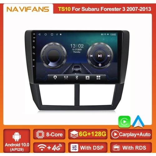 4G Lte 1024x600 Android 11 Car Radio GPS Navigation For Subaru Forester 3 Impreza 2007-2013 Multimedia Video Player Carplay Auto