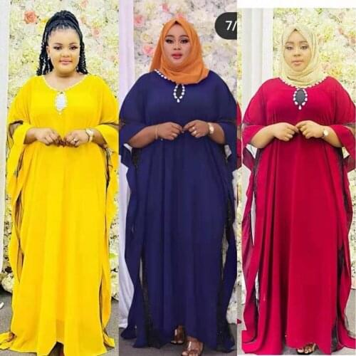Abaya Dubai Turkey Muslim Fashion Hijab Long Dress Islamic Caftan African Dresses For Women Vestidos Robe Musulman With Inner