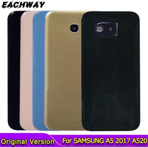 For SAMSUNG Galaxy A5 2017 A520F SM-A520F Back Battery Door Housing Cover Rear Case For 5.2" SAMSUNG A5 2017 A520 Back Glass