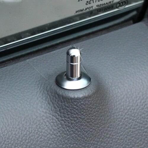 Alloy Door Lock Stick Pin Cap cover trim For Chevrolet Cruze Trax Malibu For Opel Mokka ASTRA J Insignia Sport Tourer
