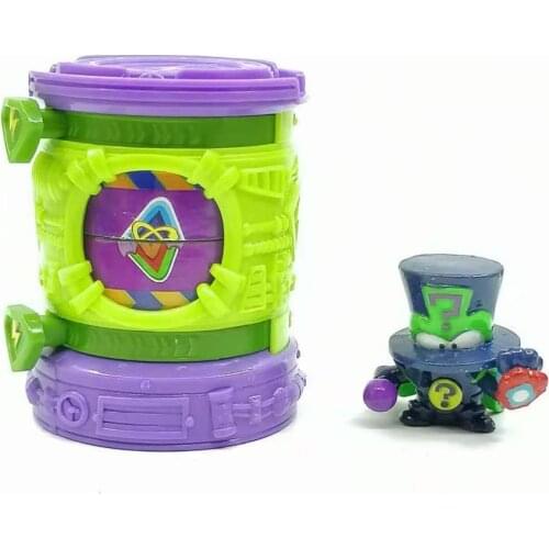 1 set Super zings Enigma with Trash Can Ultra Rare superthings Limited Collection Action Figures Dolls Toys Kids Xmas Gift