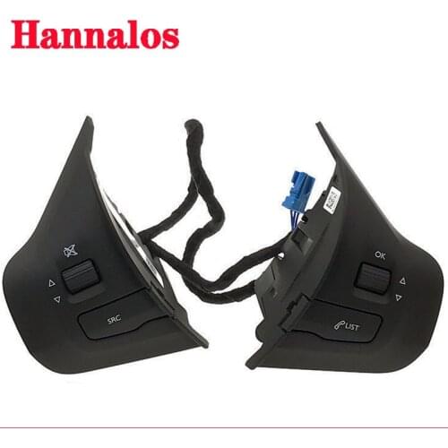 Hannalos original brand new steering wheel switch multi-function button combination switch module for Peugeot 2008 308