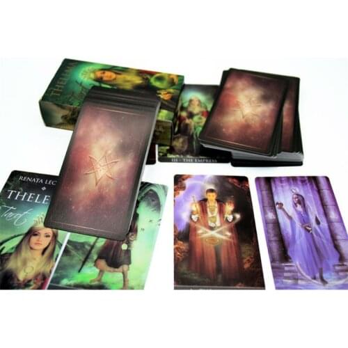 78 Cards Deck Thelema Tarot English Oracle Playing Card Family Party Board Game