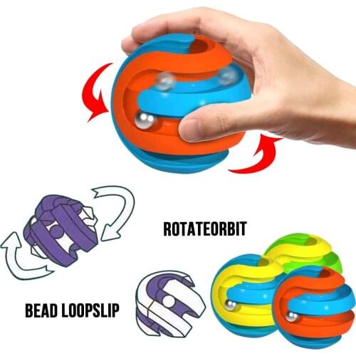 Maze Track Ball Pinball Gyro Cube Fidget Toys Cubes Tops Spinning Toys Stress Relief Gifts Antistress Toys Sensory Puzzle Games