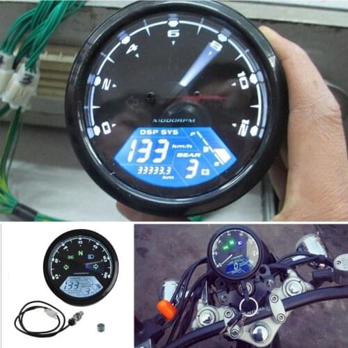 Motorcycle Meter LED Digital Tachometer Odometer Speedometer Oil Meter For 1/2/4 Cylinder Multifunction Motorcycle Accessories