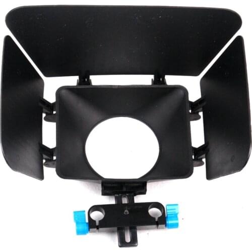 DSLR Movie Kit Matte Box Mattebox For 15mm Rail Rod Support System Video Cameras Canon Nikon Sony