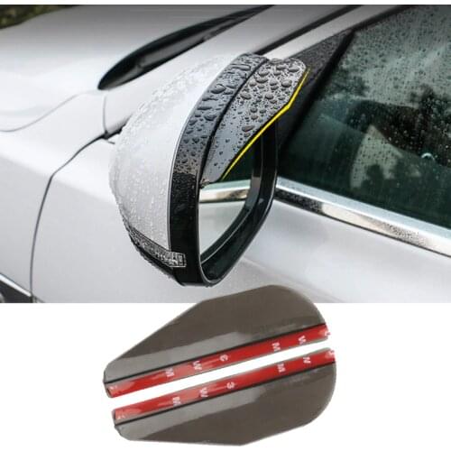 2PC Car rearview mirror rain brow cover For Ford Focus 2 3 Fiesta Mondeo MK4 Ranger Toyota Corolla chr RAV4 yaris