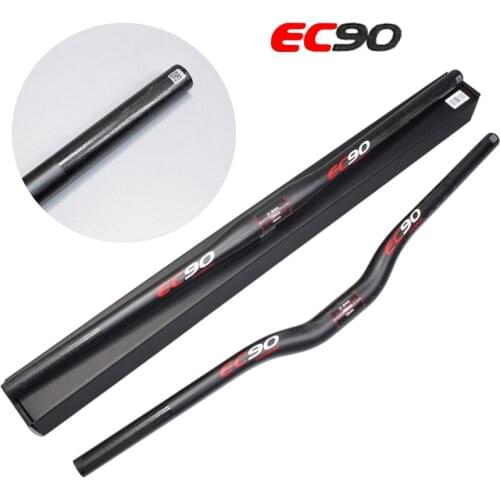 EC90 new MTB road bike straight handlebars ultralight carbon fiber UD bicycle handlebar mountain bike handlebar 31.8 * 600-760MM