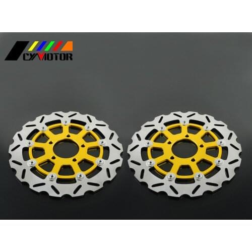 2PCS Motorcycle Floating Brake Discs Rotor For SUZUKI GSXR600 GSXR750 2004 2005 GSXR1000 03 04 GSXR 600 750 1000