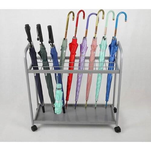 Umbrella Stand Holder Umbrella Storage Rack Metal 24 Holes Barrel Home Office Use Cylinder Barrel