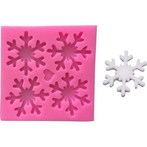 The snow Cakes Molds Silicone Mold Fondant Cake Chocolate Soap Candy Biscuit Sugar Mold Baking Kitchen Accessories DIY